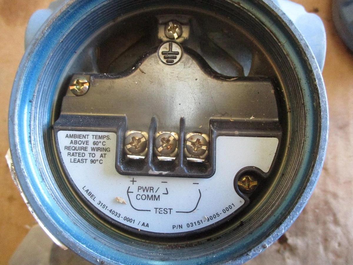 Used ROSEMOUNT 3051 PRESSURE TRANSMITTER, #971126J USED