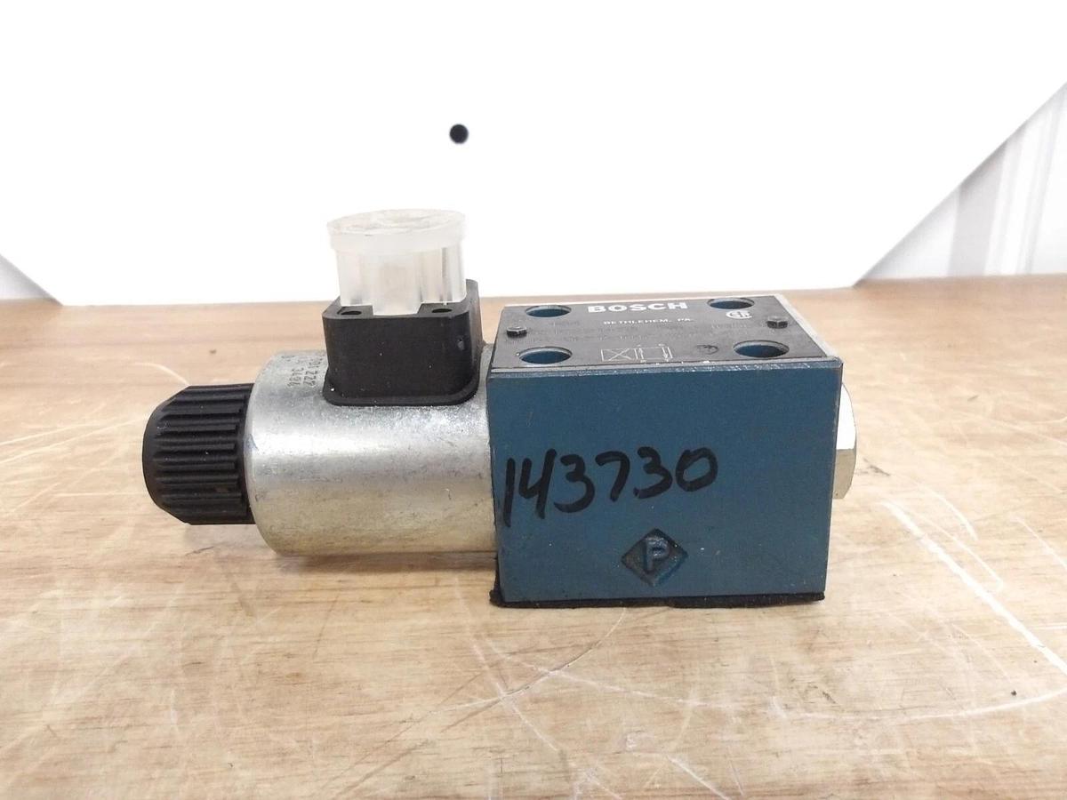 Used BOSCH 08WV06P1V1012WS024/00 D51 HYDRAULIC SOLENOID VALVE, #361147G NEW