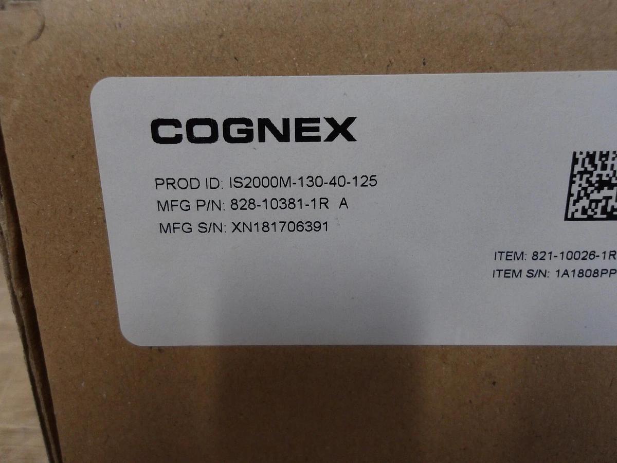 COGNEX 828-10381-1R_A INSIGHT VISION SENSOR, #2241048G NIB