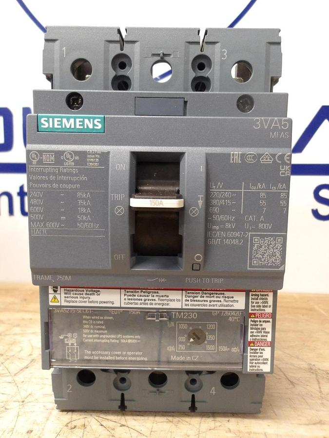 SIEMENS 150 AMP BREAKER 600 V, #714206G NIB