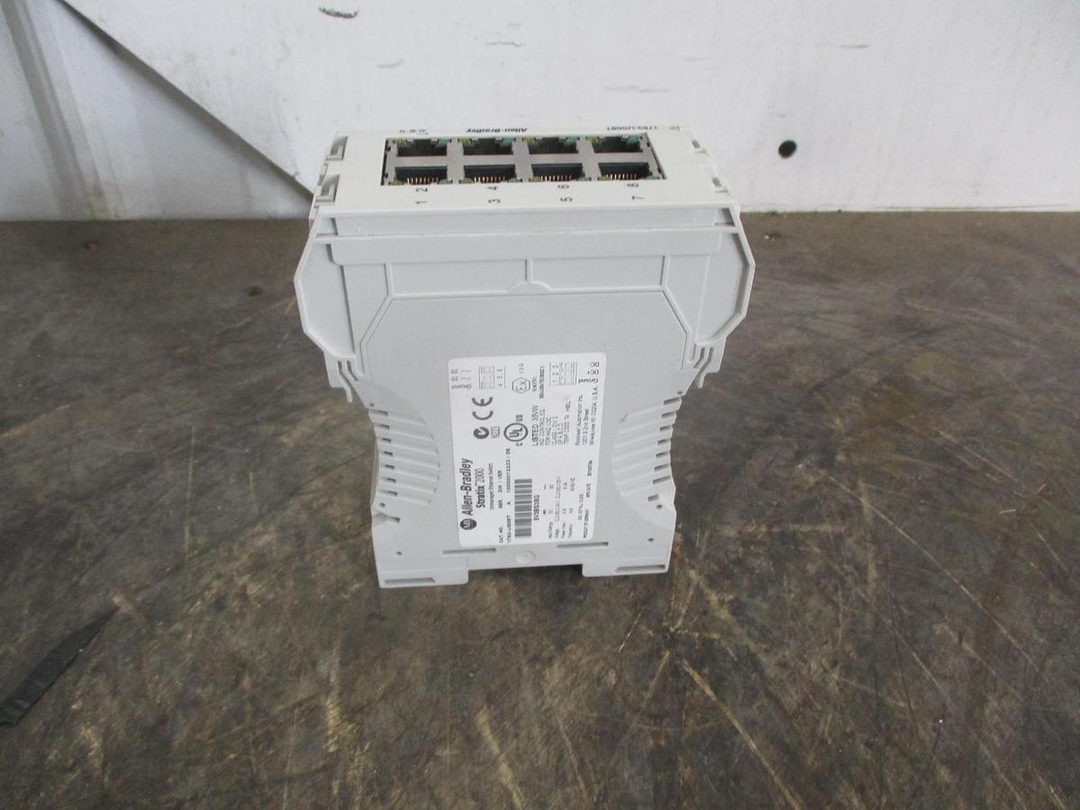 Used ALLEN BRADLEY STRATIX 2000 UNMANAGED ETHERNET SWITCH 1783-US08T, #331206J USED