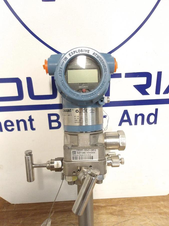 Used ROSEMOUNT 3095MFC ORIFICE FLOW METER 1-1/2", #828810G NEW