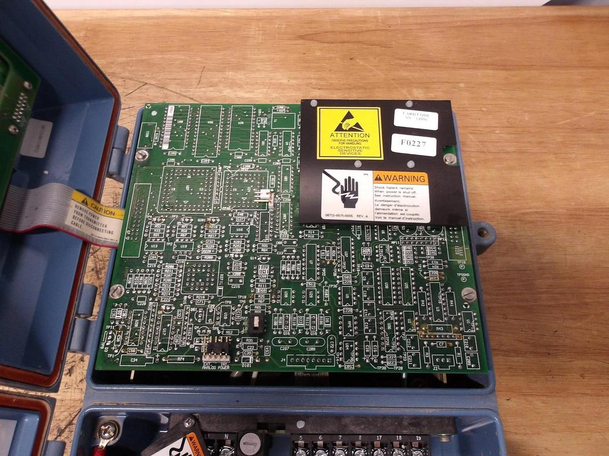 Used ROSEMOUNT 8712HR12NAM4F0227 TRANSMITTER CONTROLLER, #1125957G PARTS ONLY