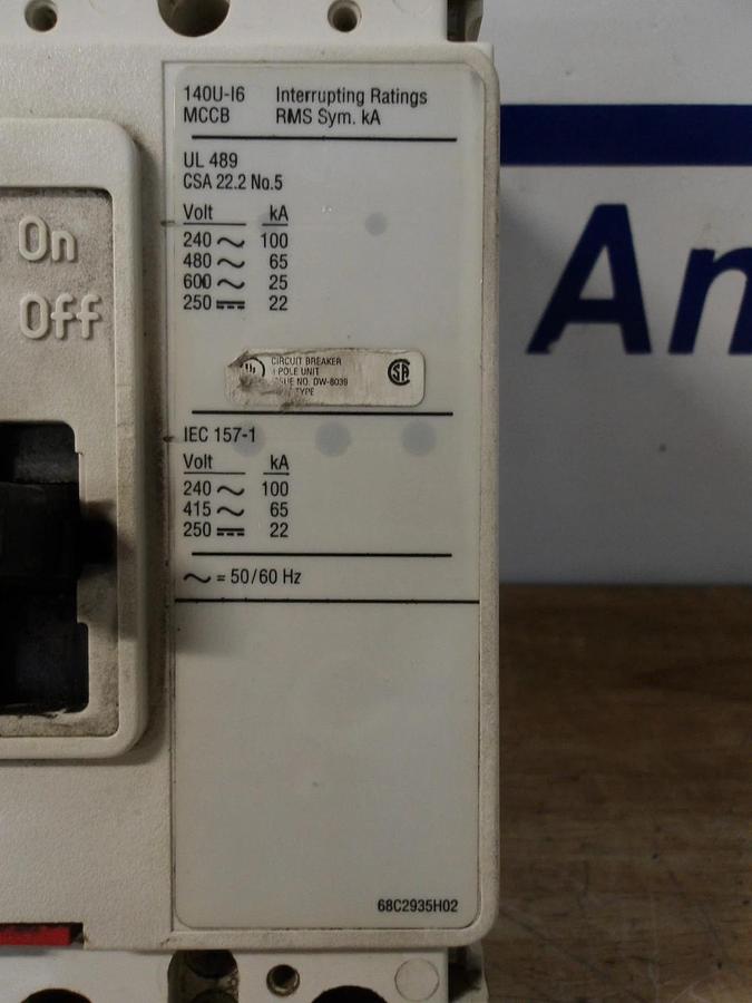 Used ALLEN BRADLEY 30 AMP CIRCUIT BREAKER 600VAC/250VDC, #626301G USED