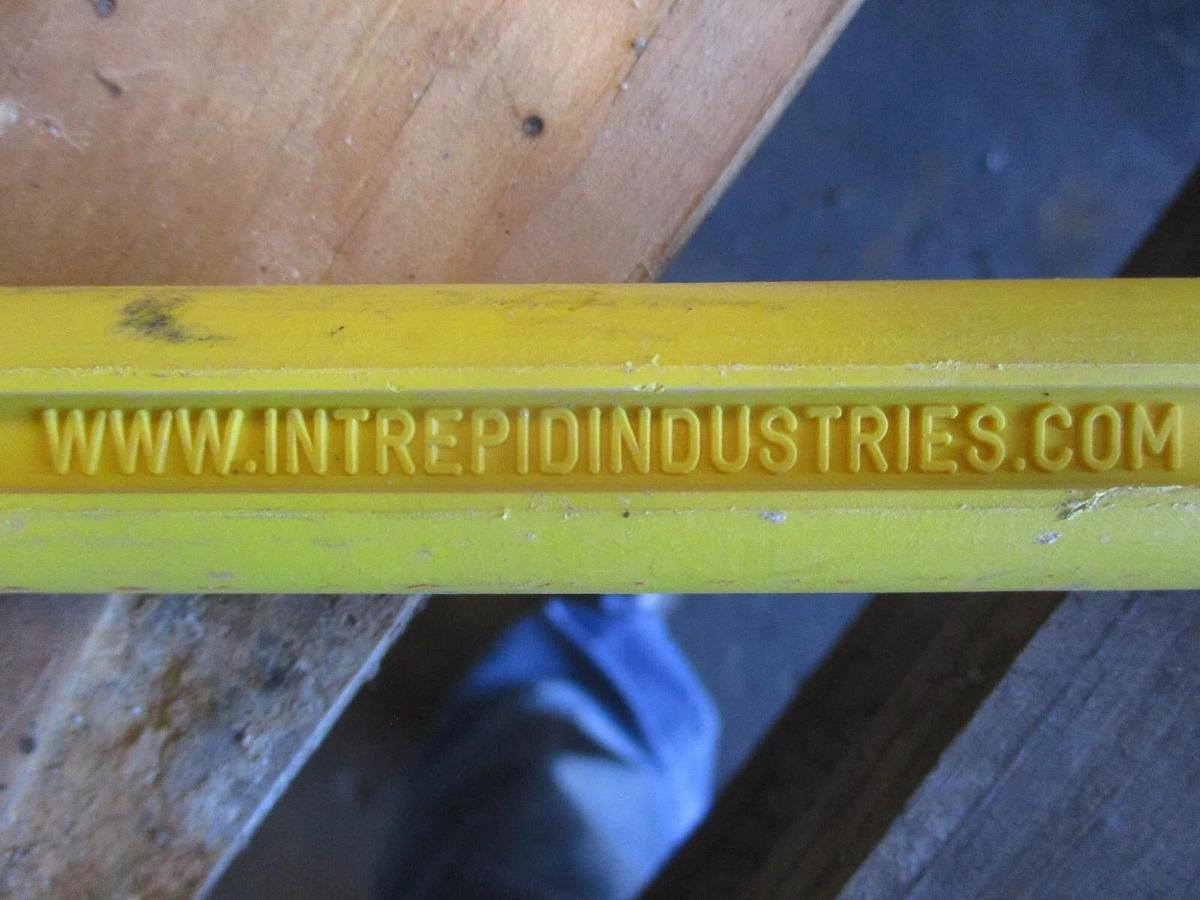 Used INTREPID INDUSTRIES 12" YELLOW S HOOKS (LOT OF 10) #6241027J USED