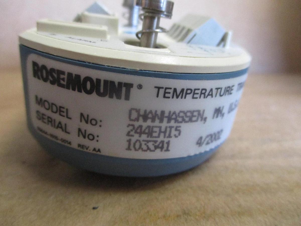 ROSEMOUNT 244EHI5 TEMPERATURE TRANSMITTER, #791023J NIB