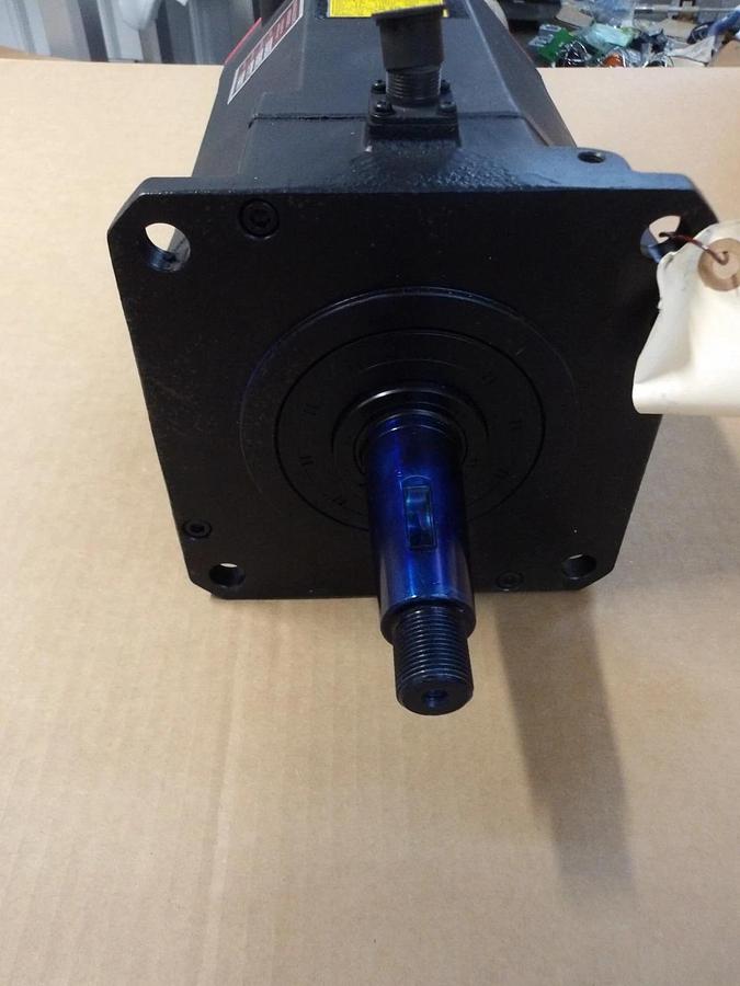 Used FANUC A06B-0247-B605 AC SERVO MOTOR, 3000 RPM, #528850G REMANUFACTURED