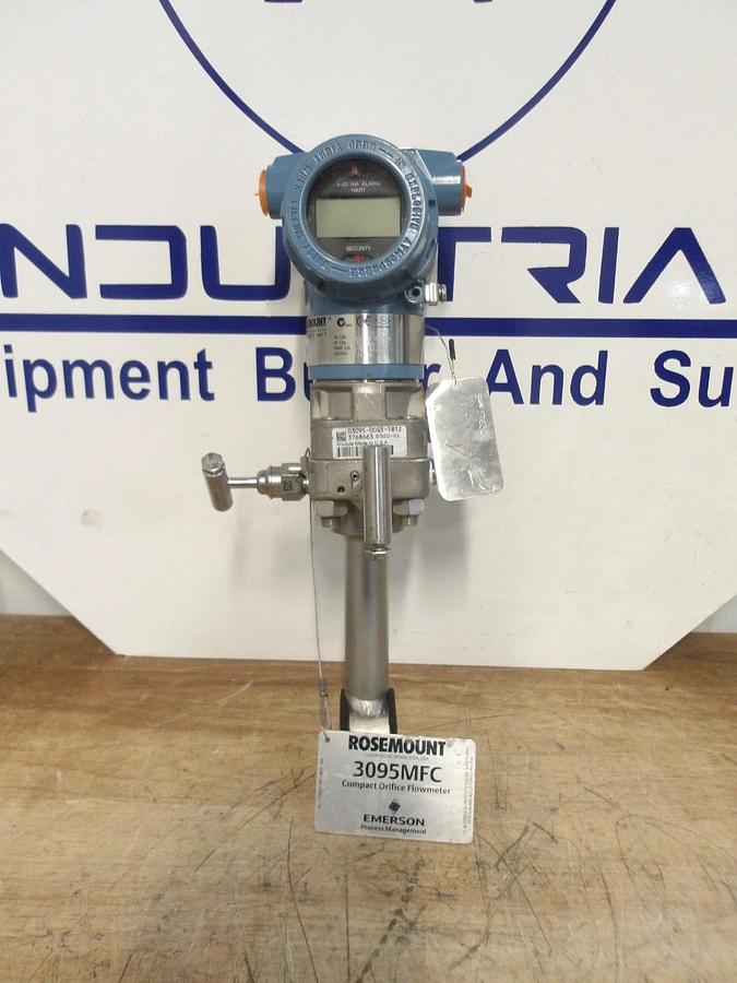 Used ROSEMOUNT 3095MFC ORIFICE FLOW METER 1", #828851G NEW