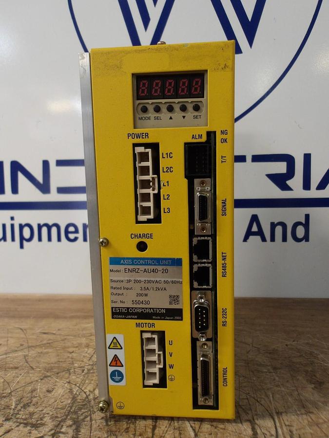 Used ESTIC ENRZ-AU40-20 AXIS CONTROL UNIT, #16136G USED