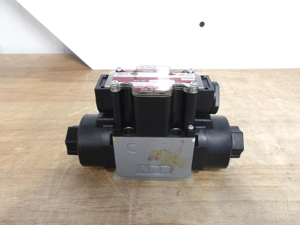 Used TOYOOKI HD1N-3W-BFA-025-D2-950 SOLENOID DIRECTIONAL VALVE, #228150G NEW