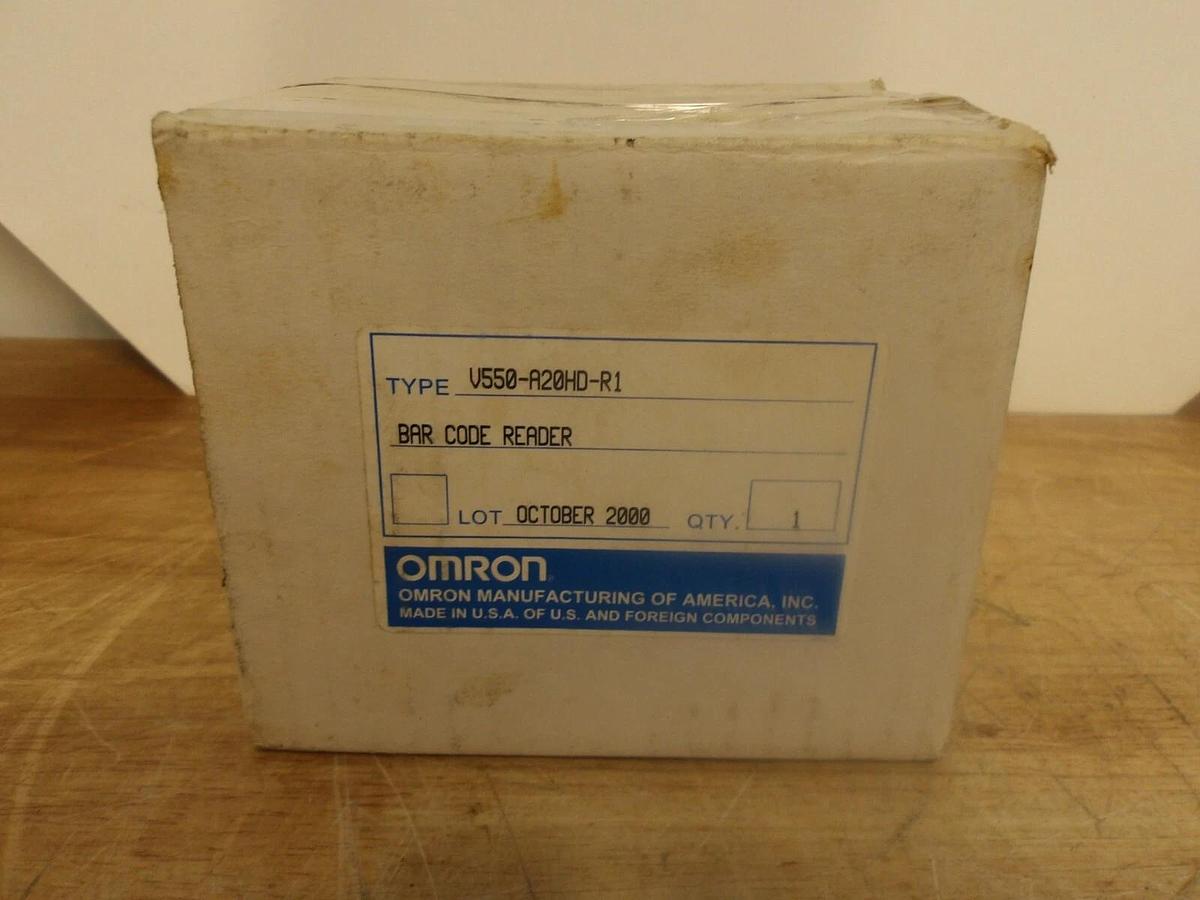 OMRON V550-A20HD-R1 BARCODE READER, #423918G NIB