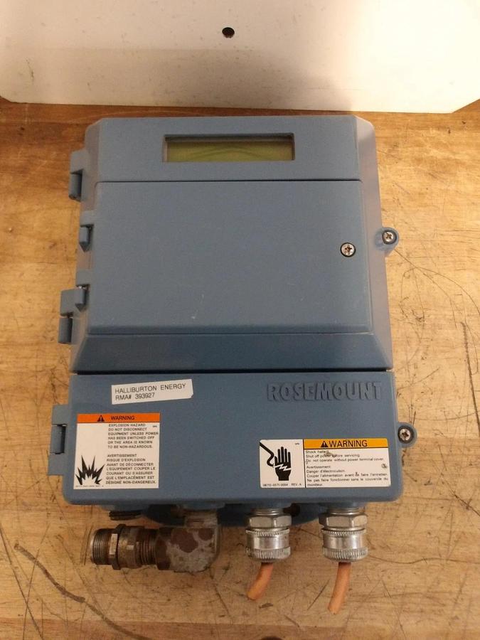 Used ROSEMOUNT 8712 HR12NAM4_F0227 TRANSMITTER CONTROLLER, #115938G USED