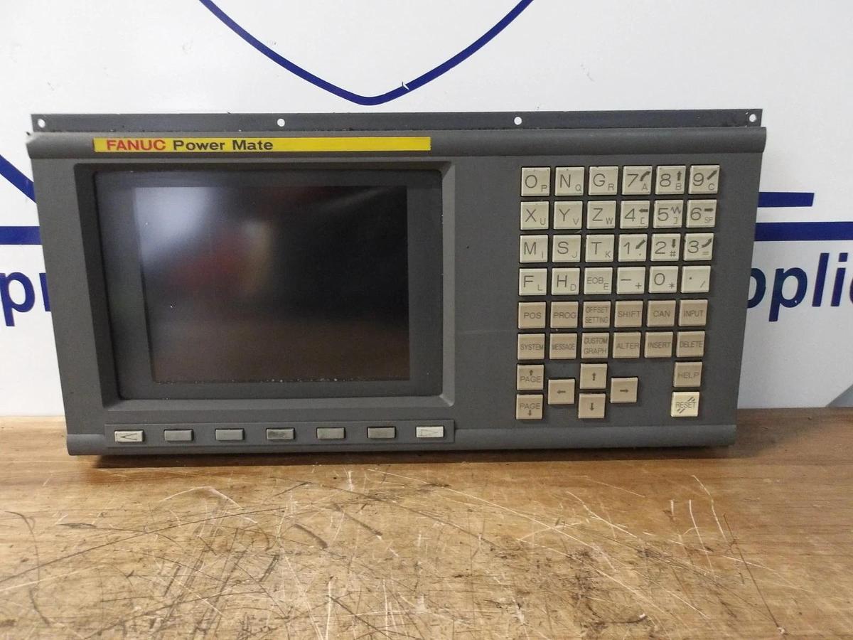 Used FANUC A02B-0166-C261/R POWER MATE LCD-MDI UNIT, #171206G USED