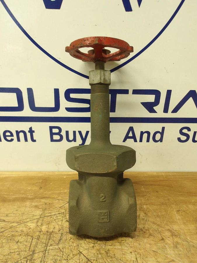 Used MILWAUKEE 2" BRASS GATE VALVE 1153-1163, #26223G NEW
