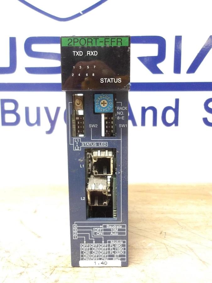 Used TOYOPUC THU-6404 2-PORT EFR MODULE, #54833G USED