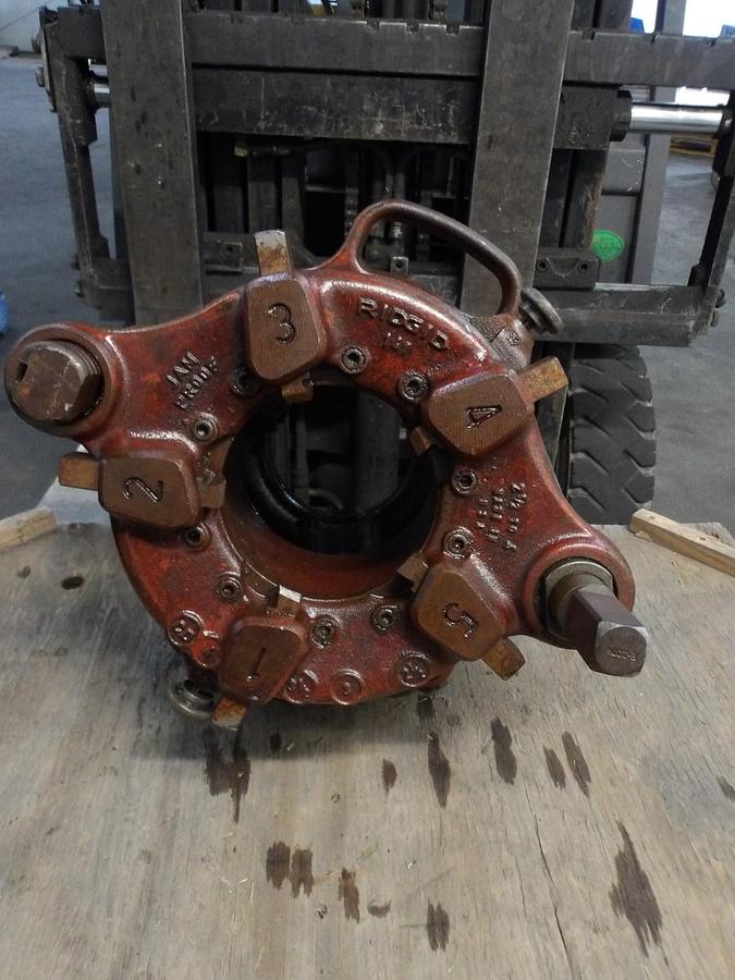 Used RIDGID 2-1/2" - 4" PIPE THREADER, JAM PROOF, #94143G USED