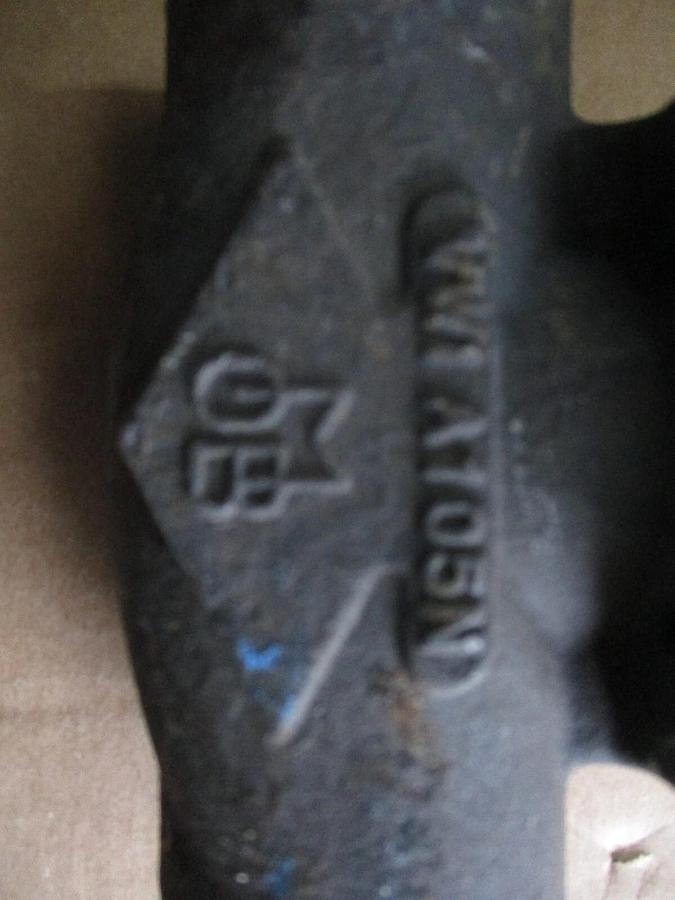 Used OMB 1" FORGED STEEL GATE VALVE (THREADED) #419755J NEW