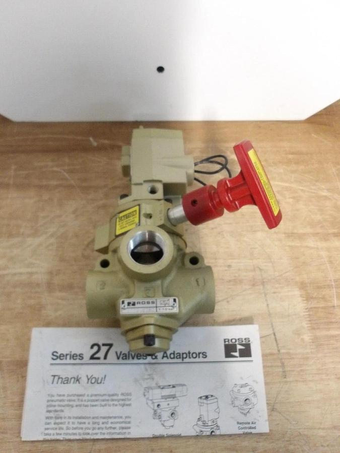 ROSS 2773A6082 3-WAY PNEUMATIC SOLENOID VALVE 1", #320907G NEW
