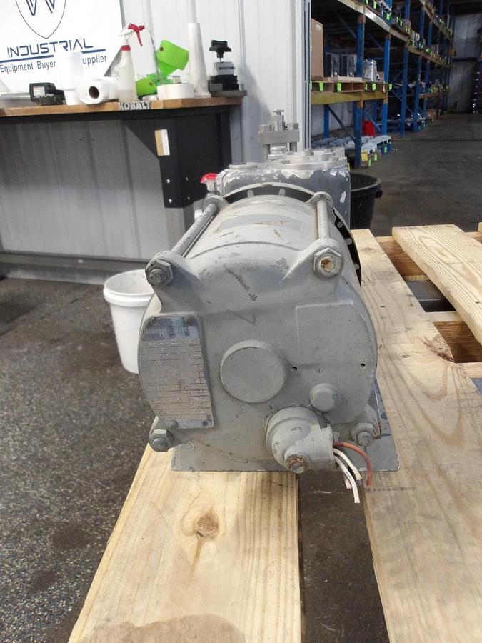 Used WHITEY 8MM FEED PUMP W/ MOTOR, RATIO 7-1/2:1, #101236G USED