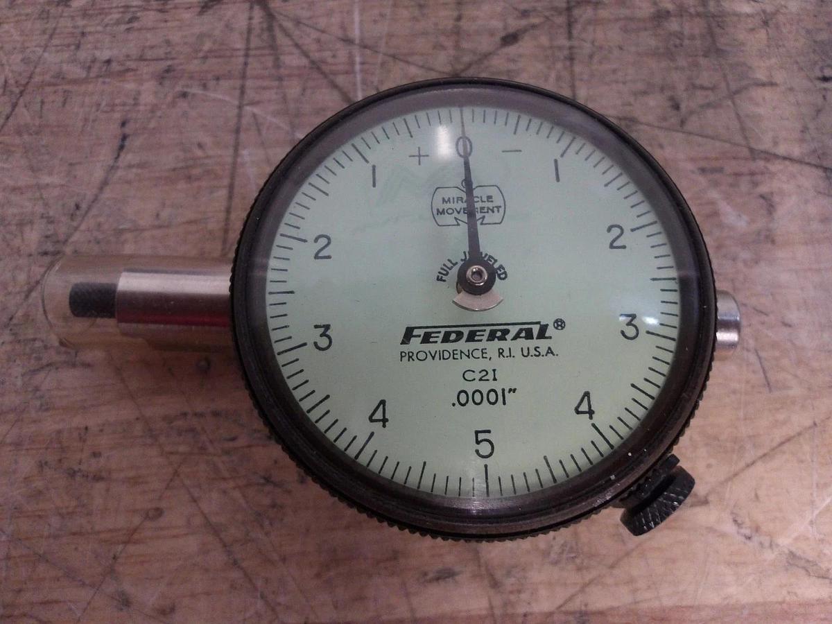 Used FEDERAL C21 MIRACLE MOVEMENT DIAL INDICATOR, #8131220G USED