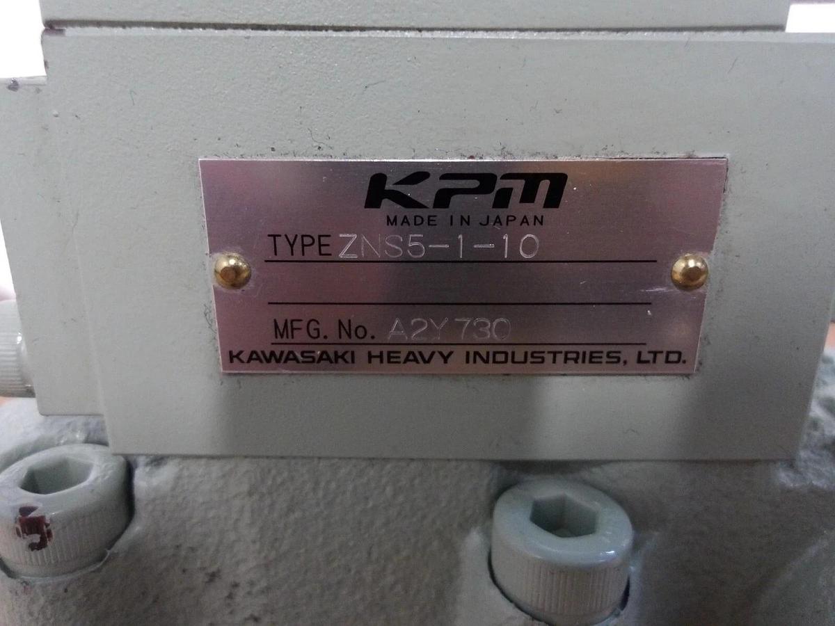 Used KAWASAKI RBE10P-10-B27315X-WA100CL-S HYDRAULIC SOLENOID VALVE, #361055G NEW