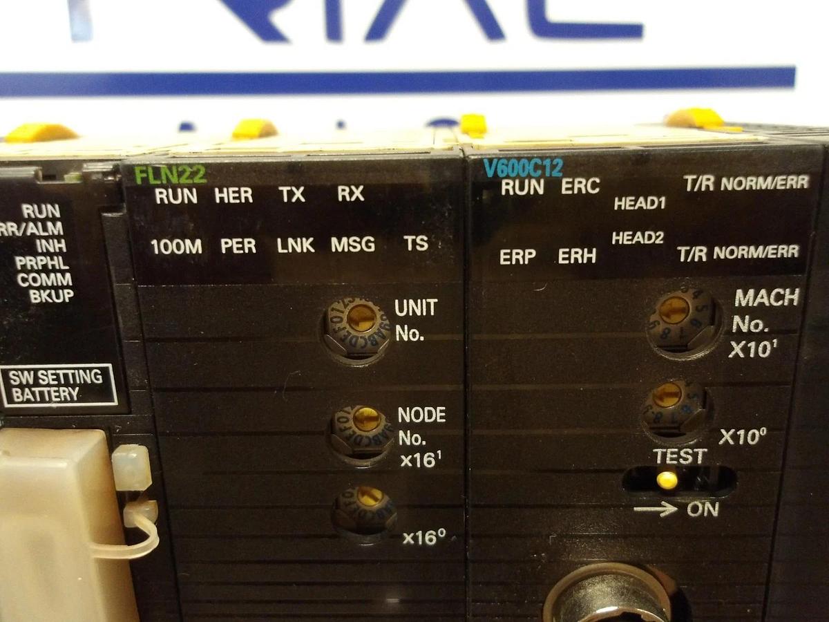 Used OMRON RACK W/ CARDS AND POWER SUPPLY CJ1W-PD025, #12301108G USED