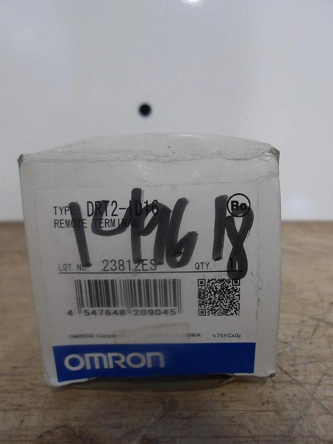 OMRON DRT2-1D16 REMOTE TERMINAL, 24 V DC, #4231020G NIB