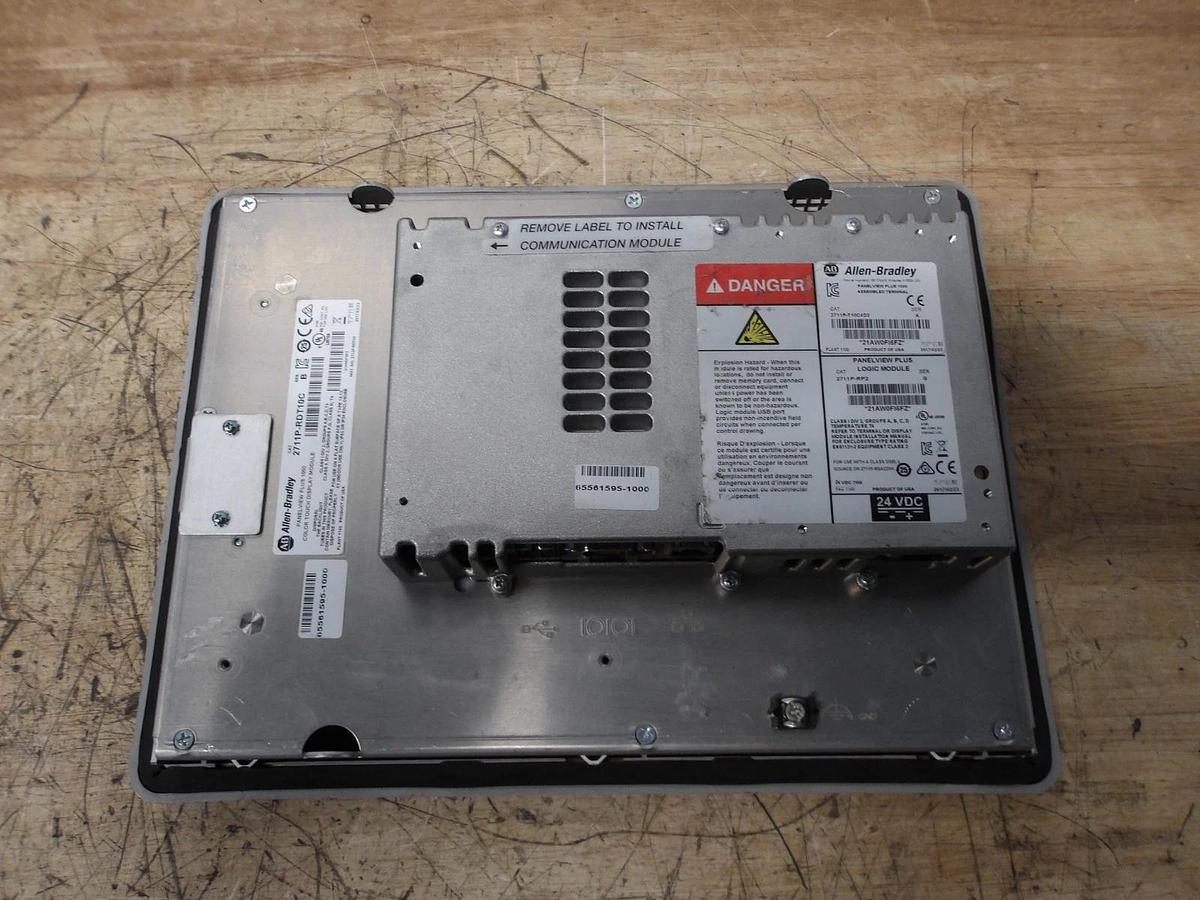 Used ALLEN BRADLEY 2711P-RDT10C PANELVIEW PLUS 1000, #56833G USED