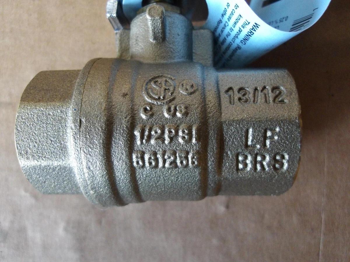 Used APOLLO 3/4" BRASS BALL VALVE (LOT OF 3) #108825G NEW