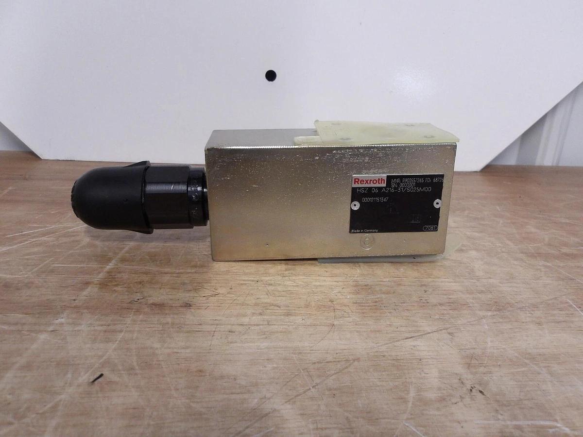 Used REXROTH HSZ 06 A216-31/S025M0G PRESSURE CONTROL VALVE, #331135G NEW