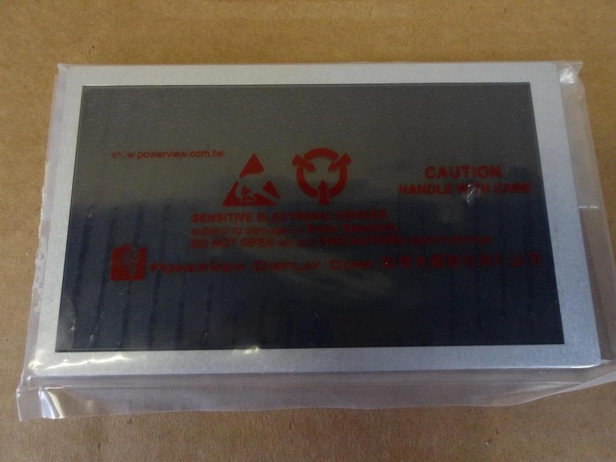 Used POWERVIEW B-41-04-08-0/T070W1DS LCD DISPLAY SCREEN, #9121156G NEW