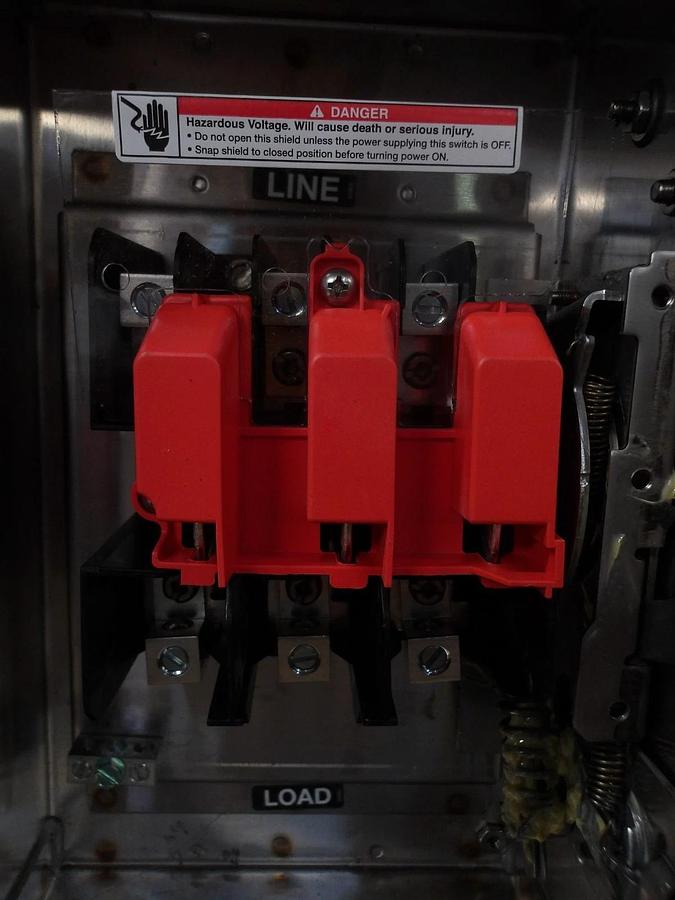 Used SIEMENS 30 AMP S/S SAFETY SWITCH 600/250 V, #716148G NEW