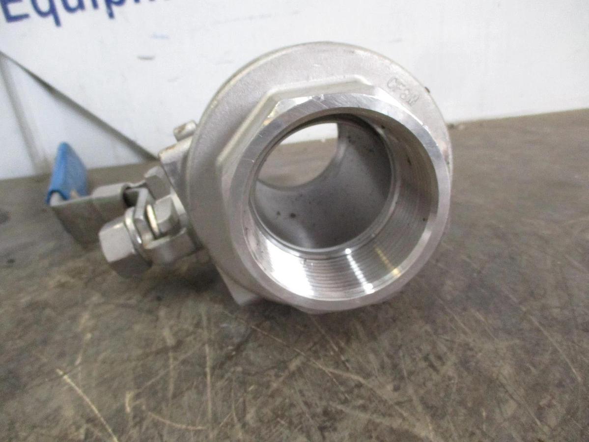 Used FNW 2-1/2" STAINLESS BALL VALVE, #35242J NEW