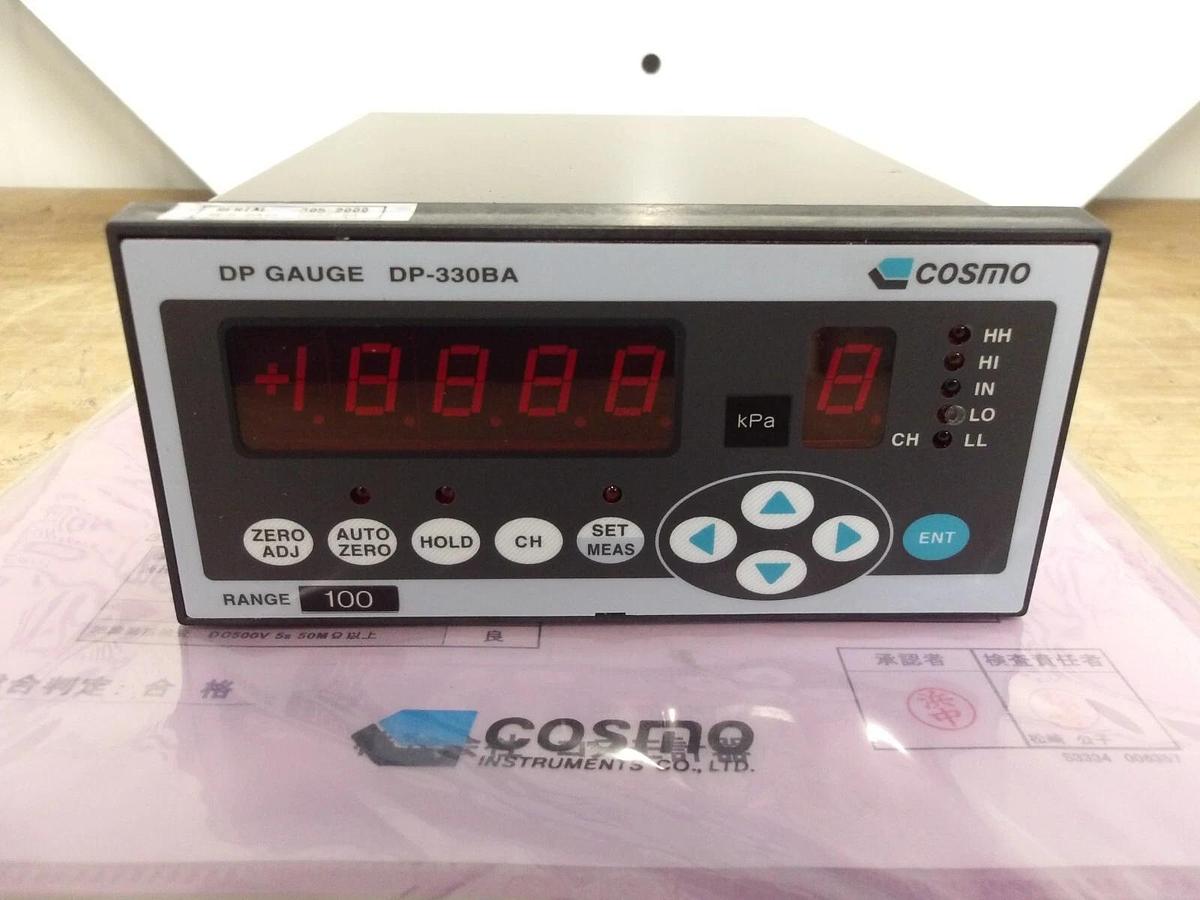 Used COSMO DP-330BA DP GUAGE CONTROLLER, #514158G NEW