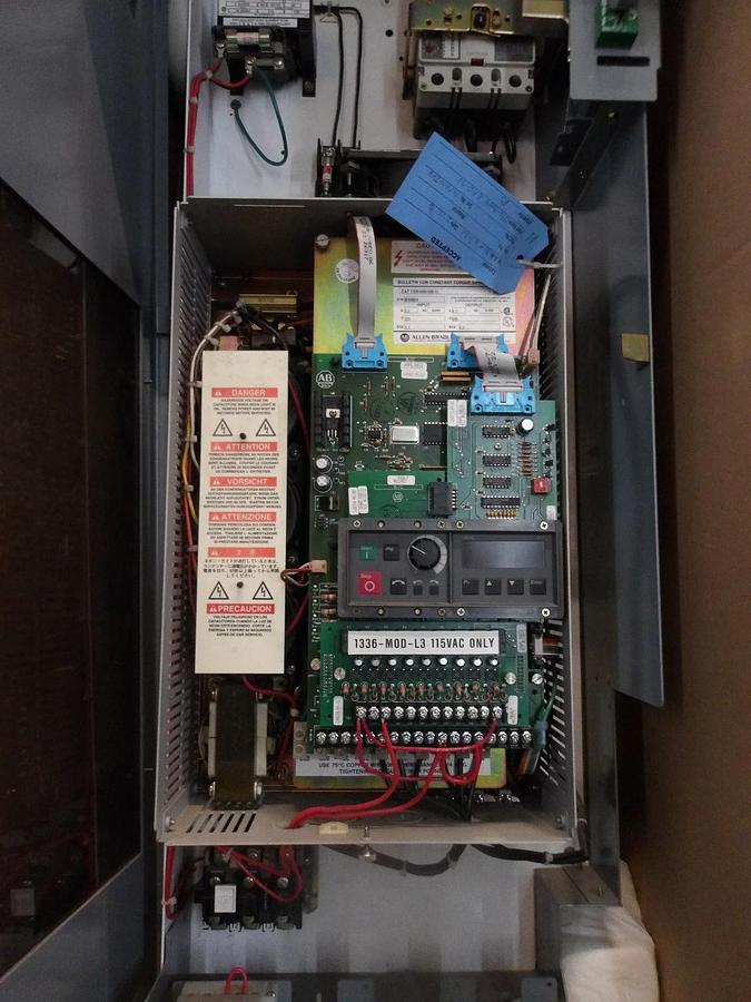 Used ALLEN BRADLEY 1336 CENTERLINE BUCKET W/ 3 HP DRIVE, #1029315G USED