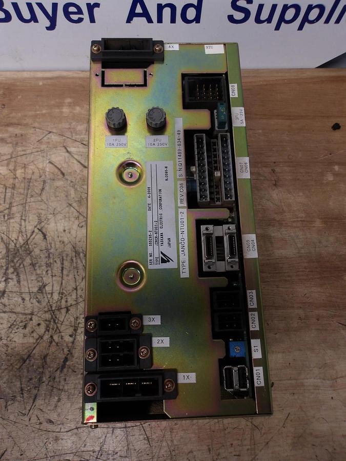 Used YASKAWA JZRCR-NTU01-2 POWER SUPPLY MODULE, #1161058G USED