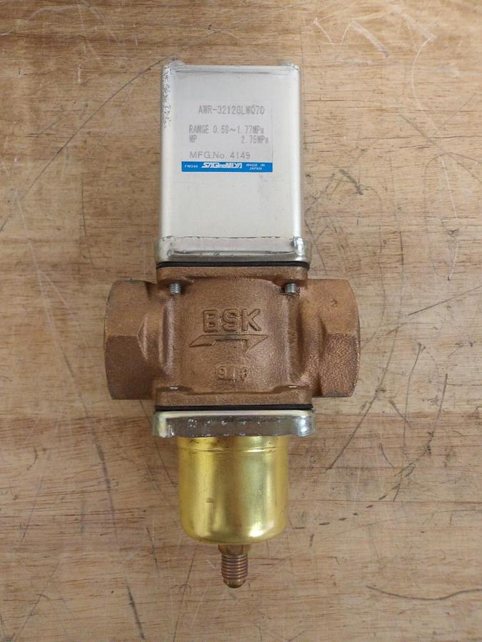Used BSK AWR-3212GLWQ70 WATER REGULATING VALVE 1-1/2", #4281143G NEW