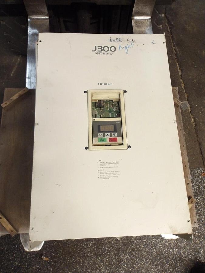 Used HITACHI J300 IGBT INVERTER, 50 HP, 480 V, #728300G PARTS ONLY