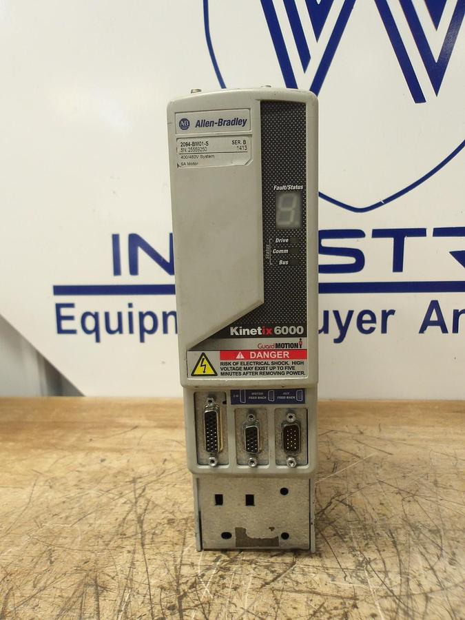 Used ALLEN BRADLEY 2094-BM01-S KINETIX 6000 AXIS, #430125G PARTS ONLY