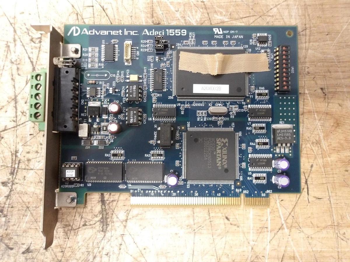 Used ADVANET ADPCI 1559 DEVICENET OPTION BOARD, #12191015G USED