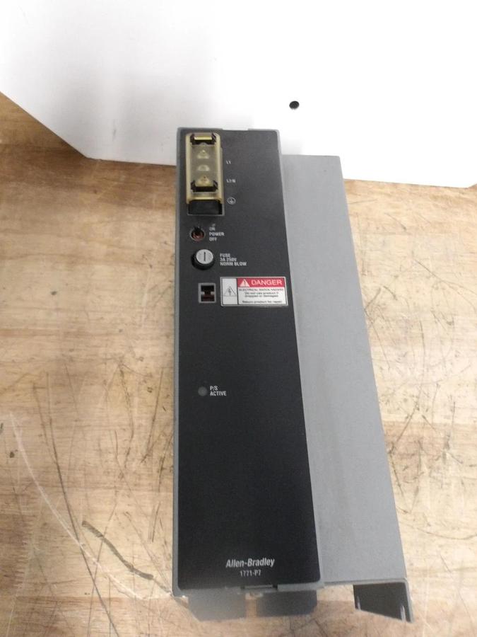 Used ALLEN BRADLEY 1771-P7 D POWER SUPPLY, 120-220 V, #919208G USED