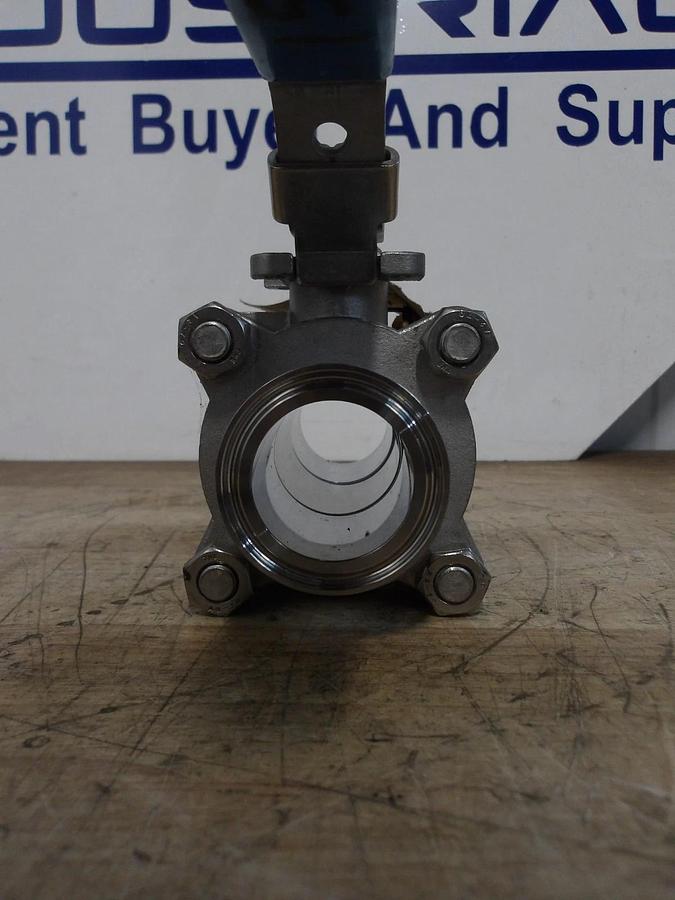 Used VCI S/S 1-1/2" BALL VALVE, FULL PORT, #85950G NEW