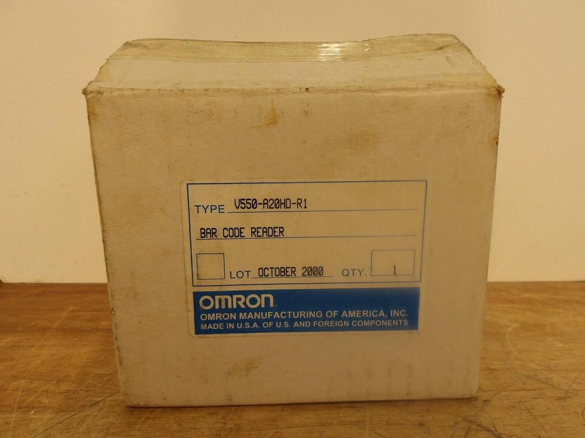 OMRON V550-A20HD-R1 BARCODE READER, #423918G NIB