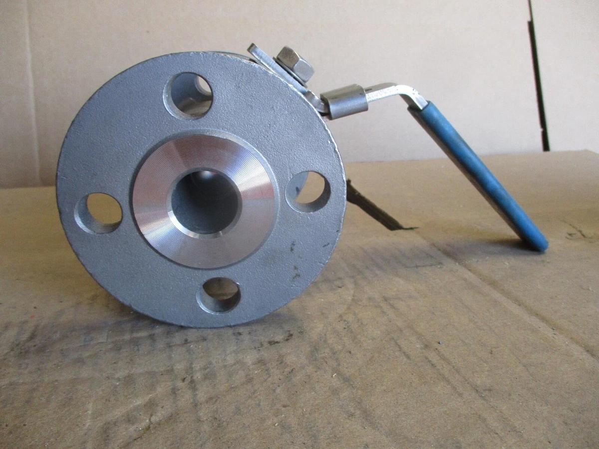 Used JAMESBURY 1" STAINLESS BALL VALVE, #671035J NEW