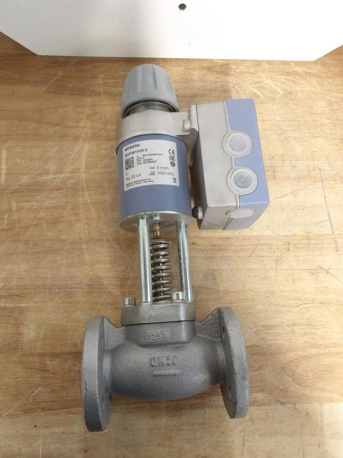 Used SIEMENS 3/4" MAGNETIC VALVE & ACTUATOR MVF461H20-5, #4151100G NEW