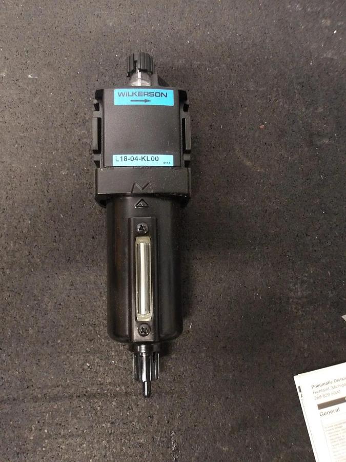 WILKERSON L18-04-KL00 PNEUMATIC LUBRICATOR, #323145G NIB