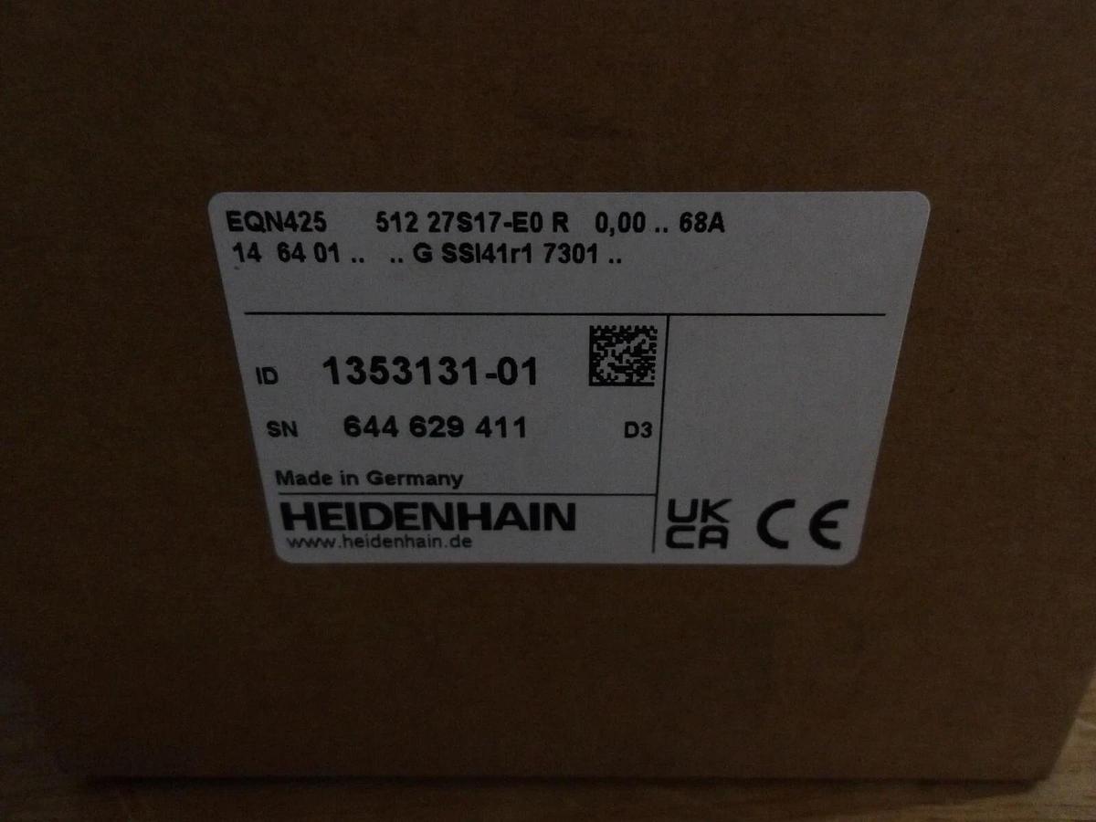HEIDENHAIN EQN425-51227S17-EQ ABSOLUTE ROTARY ENCODER, #1241230G NIB