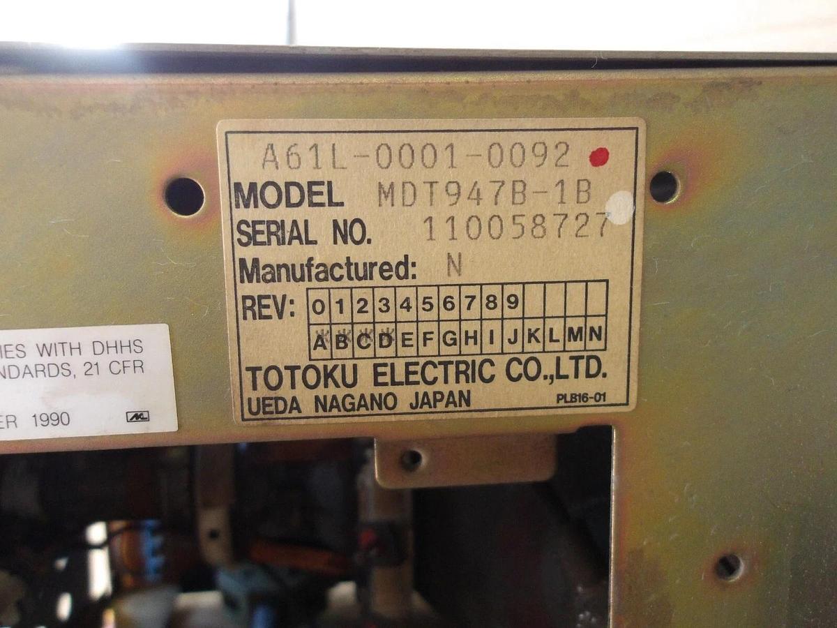Used FANUC A02B-0084-C092 OPERATOR KEYPAD & SCREEN N860-3125-T010/03A, #11111000G