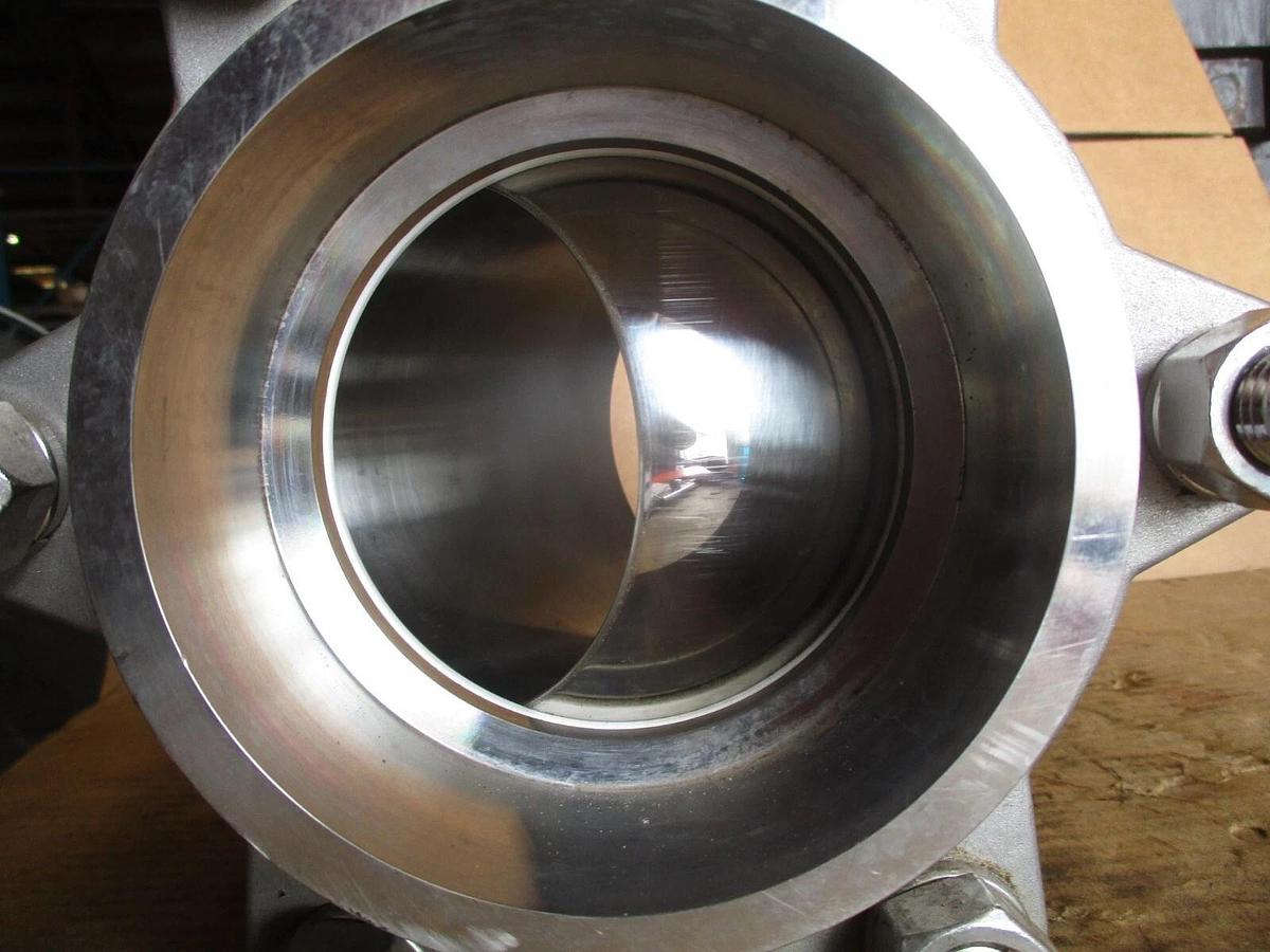 Used SVF 4" STAINLESS SOCKET WELD BALL VALVE, #717333J NEW