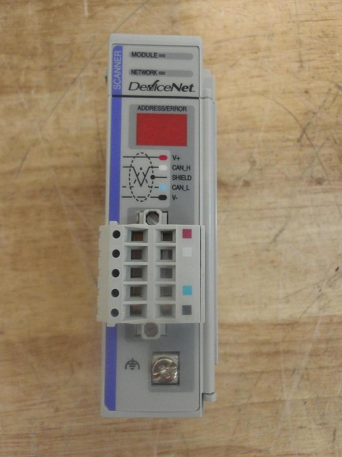 Used ALLEN BRADLEY COMPACT LOGIX 1769-SDN DEVICENET SCANNER, #424249G NEW